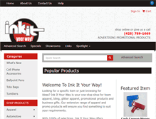Tablet Screenshot of inkityourway.com